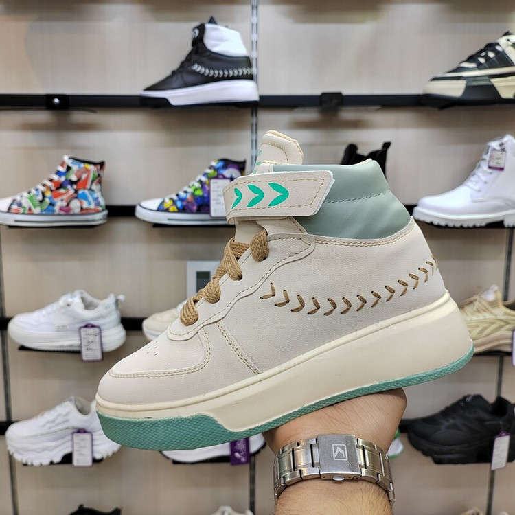 نیم بوت کرم سبز ارزان